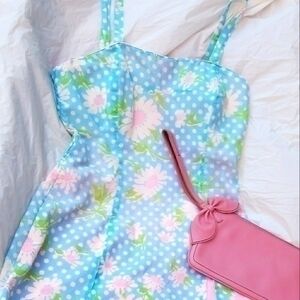 Gabar New York Vintage Floral Sweetheart Swimsuit